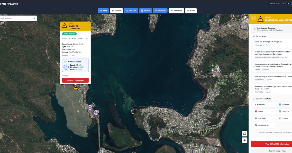 VIC Fire Map — Live Bushfires & Warnings Today (CFA / VicEmergency data ...